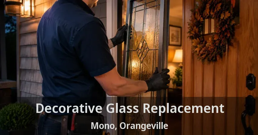Decorative Glass Replacement Mono, Orangeville - ON
