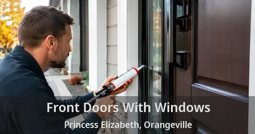 Front Doors With Windows Princess Elizabeth, Orangeville - ON