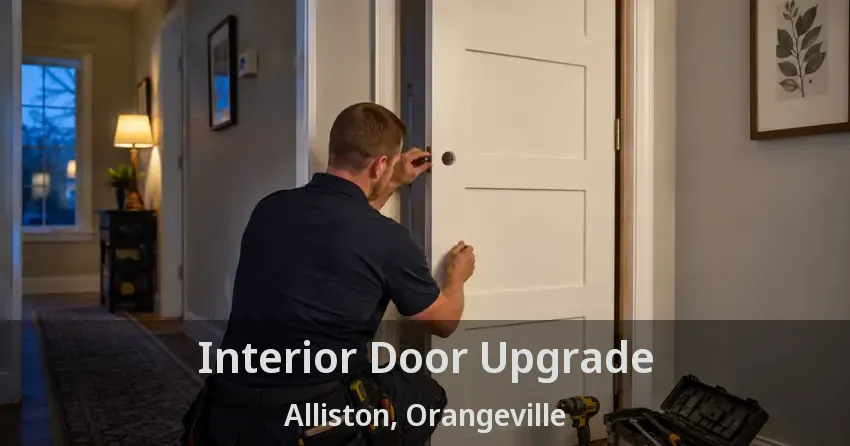 Interior Door Upgrade Alliston, Orangeville - ON