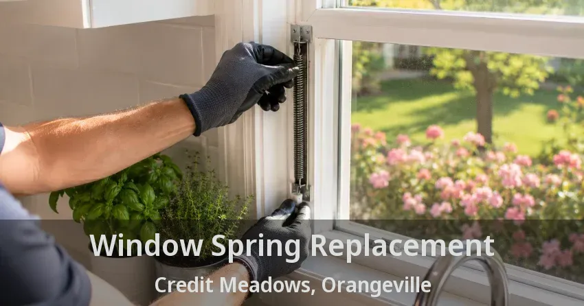 Window Spring Replacement Credit Meadows, Orangeville - ON