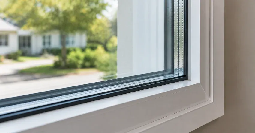 technician replacing window weatherstripping in Mulmur, Orangeville home